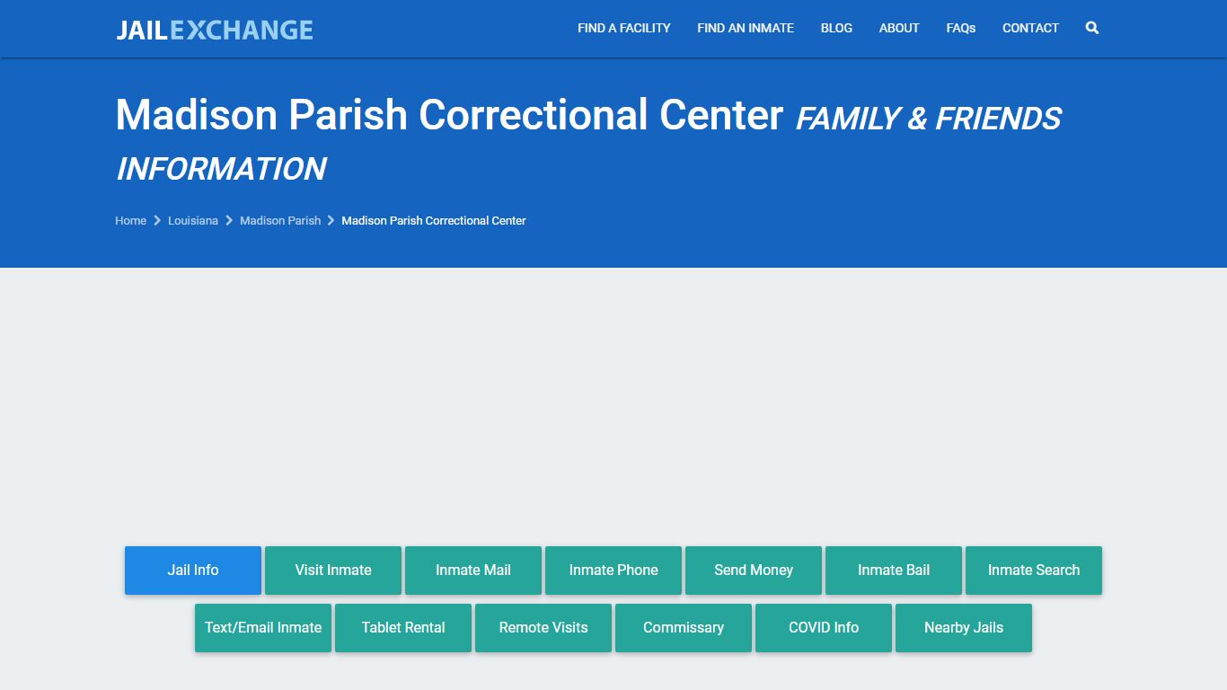Madison Parish Correctional Center Visitation | Mail ...