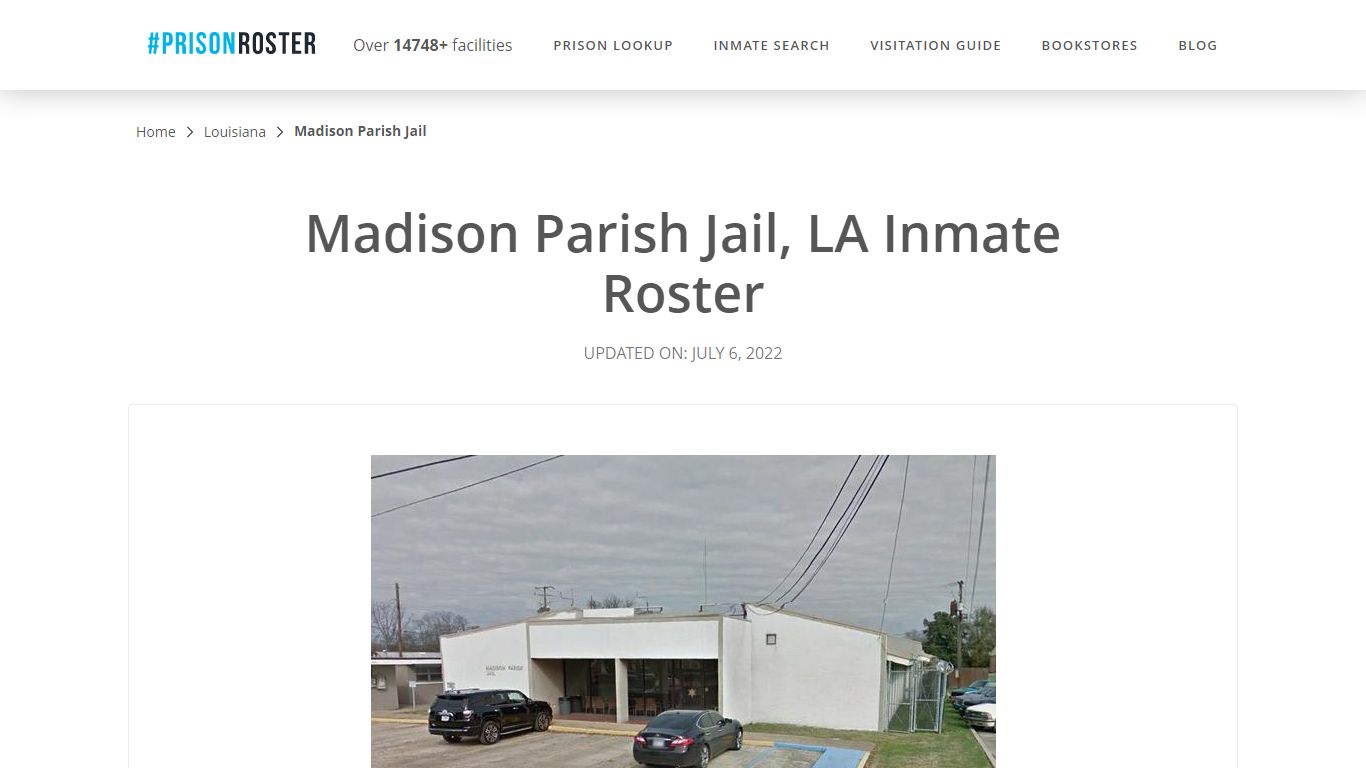 Madison Parish Jail, LA Inmate Roster - Prisonroster